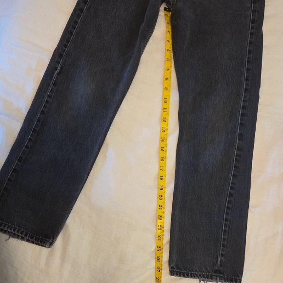 Vintage Levi's 501 Jeans Perfect Faded Black - Picture 6 of 11
